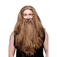 Peluca Y Barba Hombre Vikingo – disfracesgamar